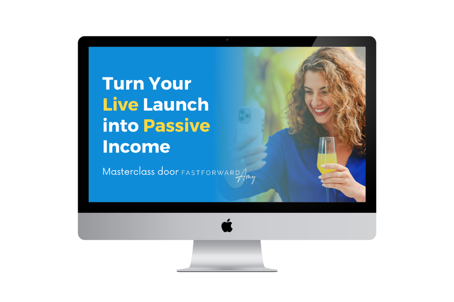 Turn Your Live Launch into Passive Income Masterclass (EN)