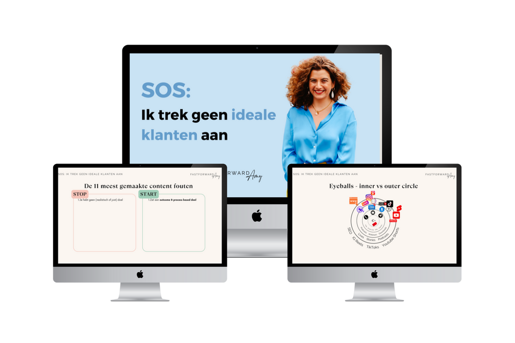 SOS: Ik trek geen ideale klanten aan Masterclass (NL)