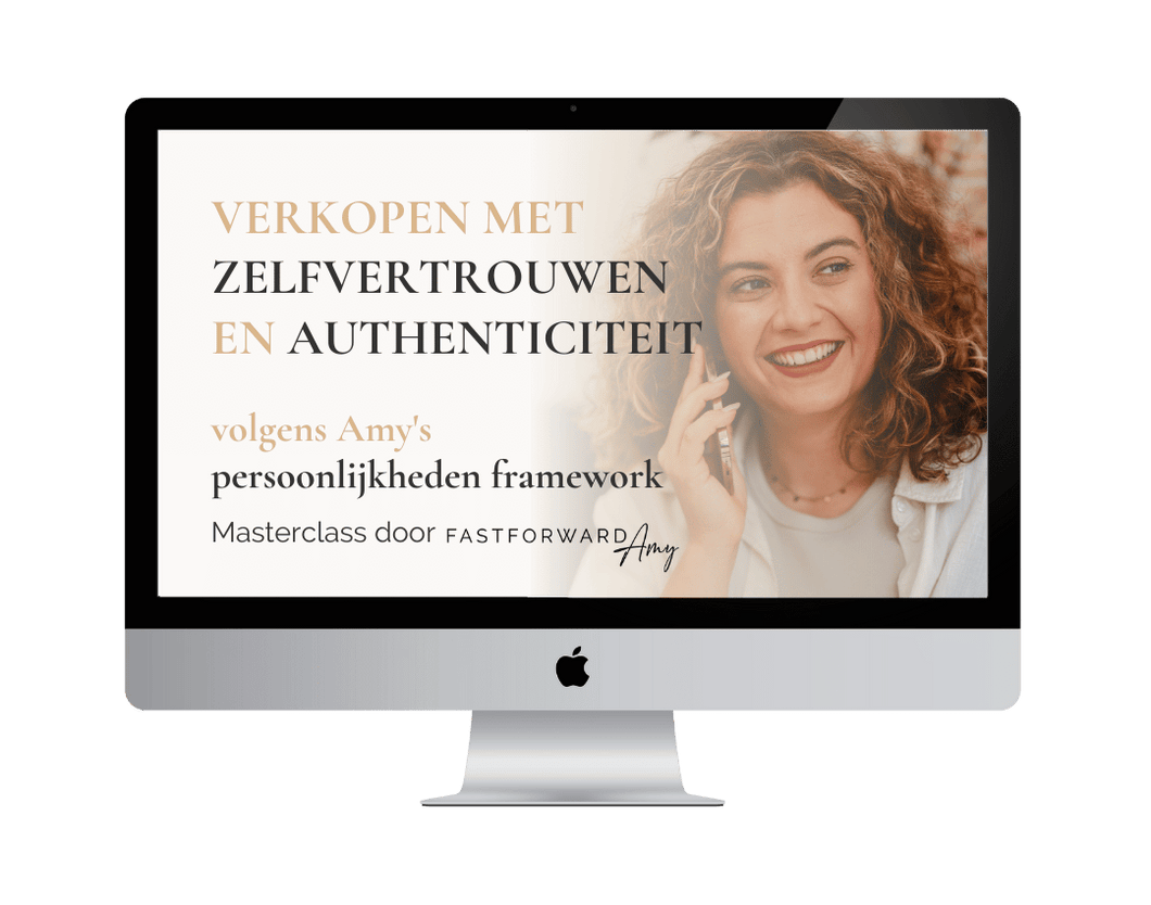 Verkopen met zelfvertrouwen en authenticiteit volgens Amy’s persoonlijkheden framework (NL)