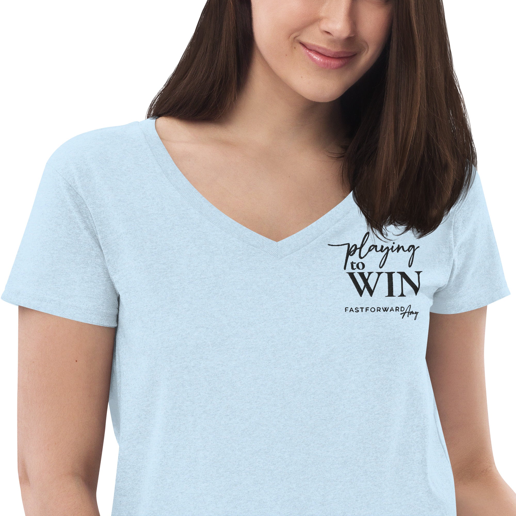 Playing To Win V-Neck T-Shirt