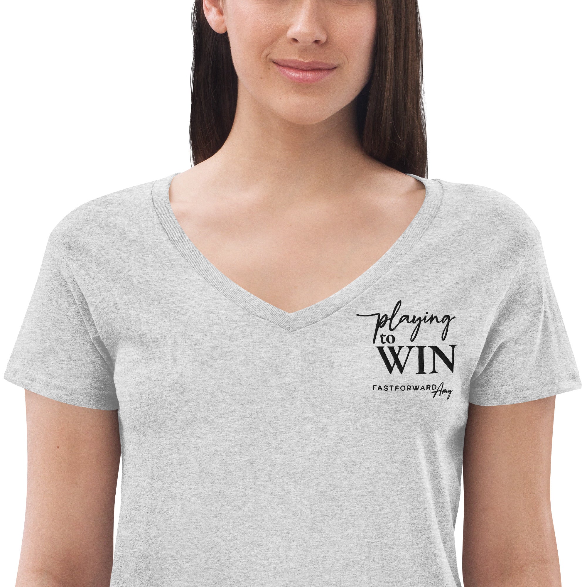 Playing To Win V-Neck T-Shirt